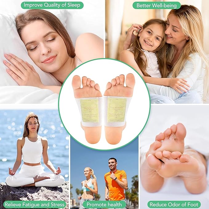 100% Herbal & Gentle ™ Ingredient Detox Foot Pads (BUY 1 GET 1 FREE ) 20PCS