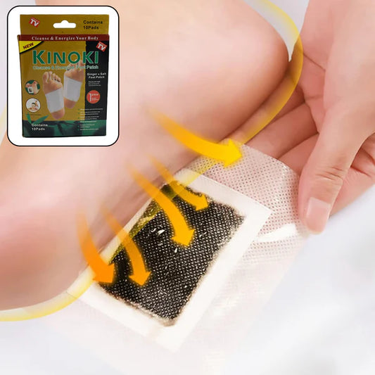 100% Herbal & Gentle Detox Foot Pads Pack of 10