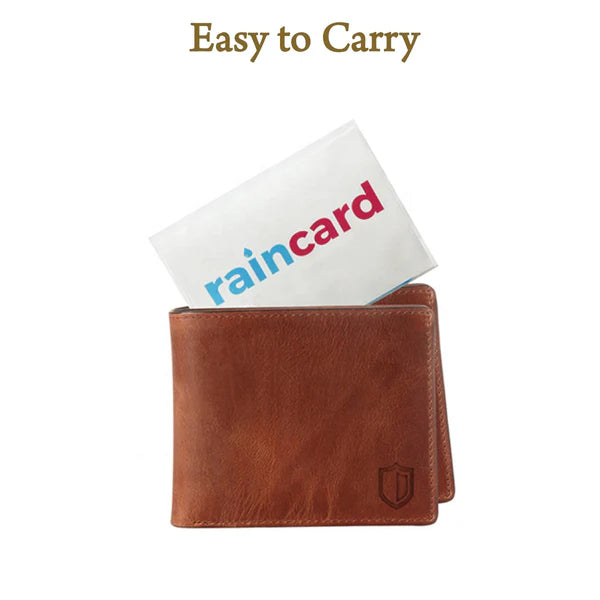 Waterproof Emergency Raincoat Card – Compact & Easy Carry