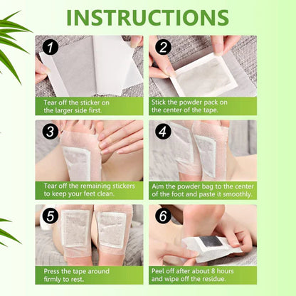 100% Herbal & Gentle ™ Ingredient Detox Foot Pads (BUY 1 GET 1 FREE ) 20PCS