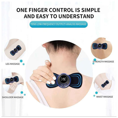 Portable USB Mini Body Electric Massager Machine for Pain Relief