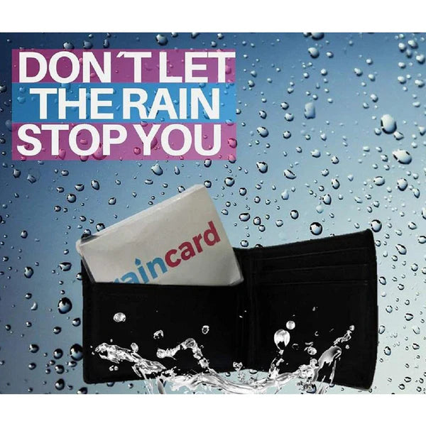 Waterproof Emergency Raincoat Card – Compact & Easy Carry