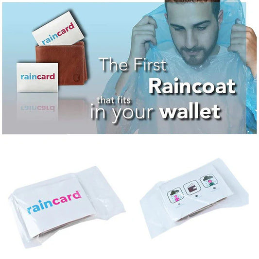 Waterproof Emergency Raincoat Card – Compact & Easy Carry