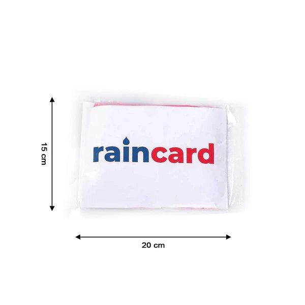 Waterproof Emergency Raincoat Card – Compact & Easy Carry