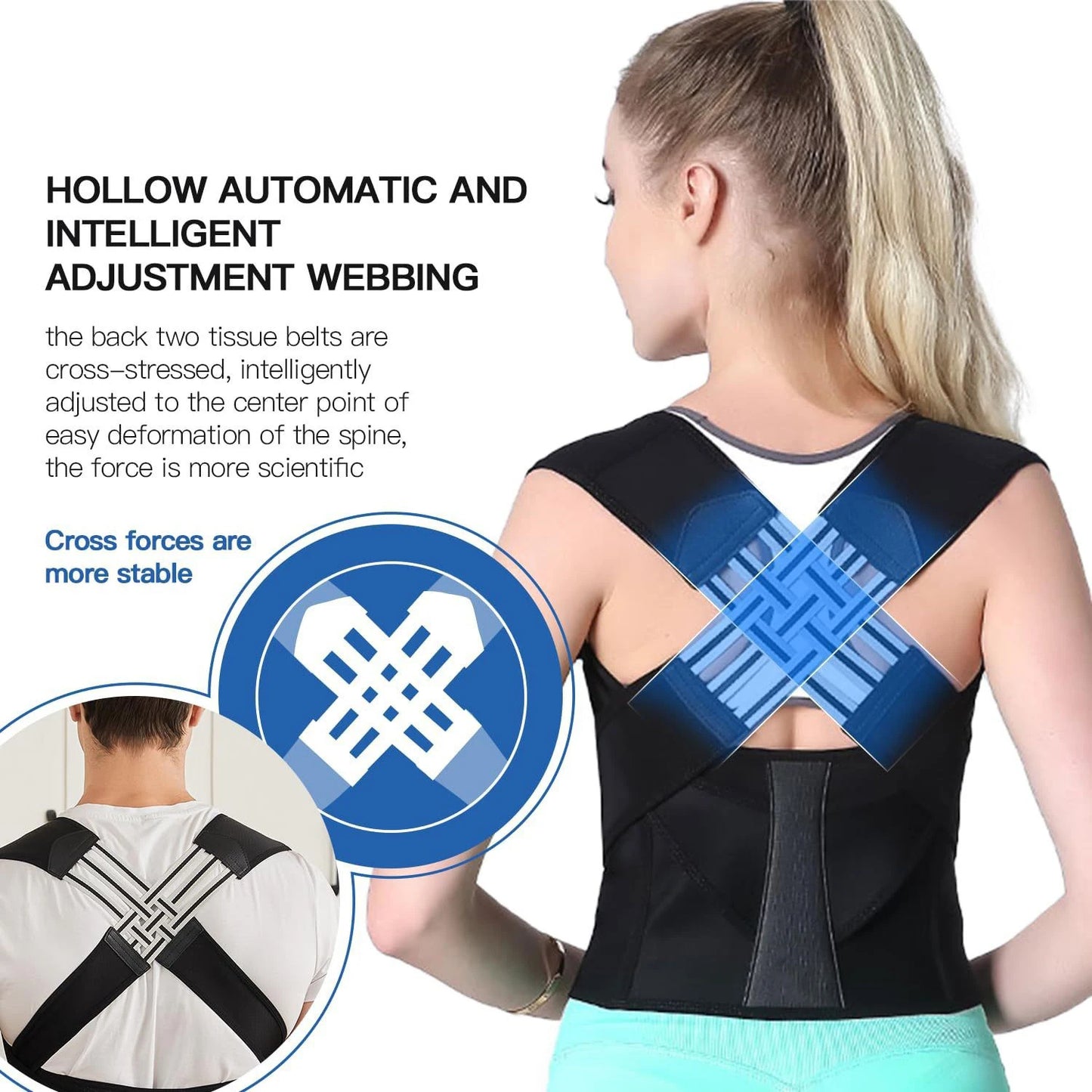 Unisex Posture Corrector Belt For Men & Women