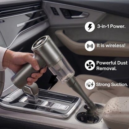 MiniVaccum™ – Wireless | High Power USB Rechargeable |For Car, Home & Office