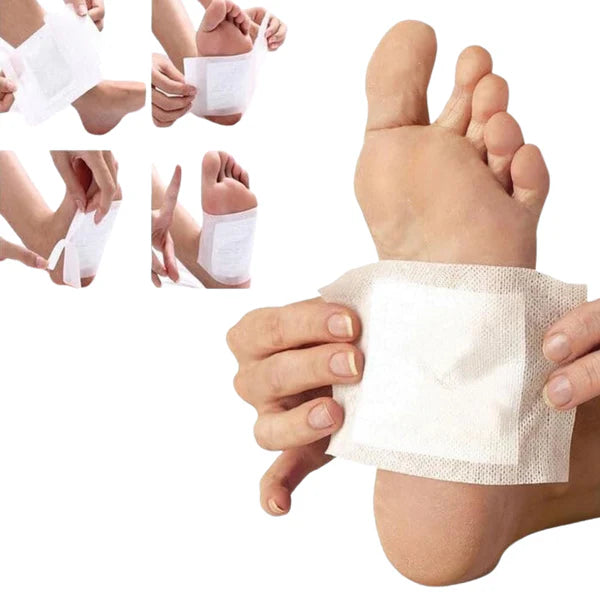 100% Herbal & Gentle Detox Foot Pads Pack of 10