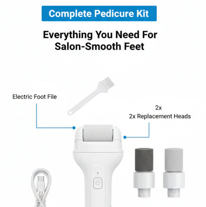 Rechargeable Portable Electric Foot File for Smooth Feet