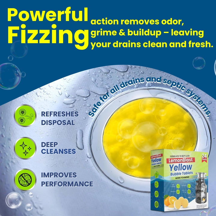 LemonBlast Yellow Bubble Tablets | 🔥FLAT 50% OFF SAVING🔥