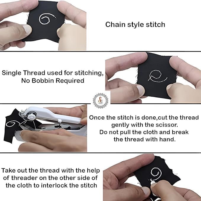 electric Handy Stitch Handheld Sewing Machine for Emergency Sewing