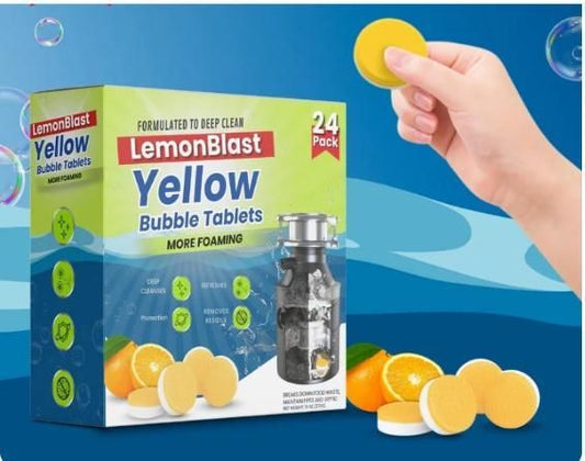 Lemon Blast Yellow Bubble Tablets | FLAT 50% OFF SAVING