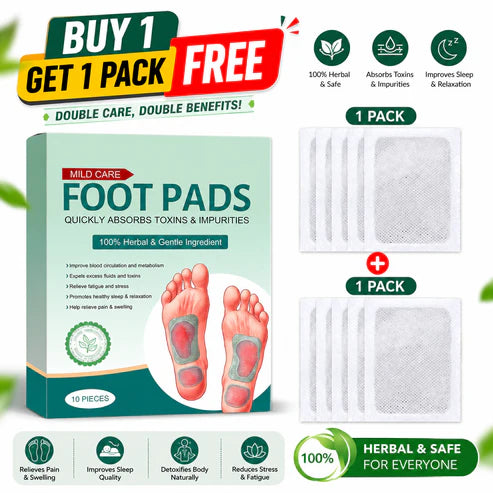 100% Herbal & Gentle ™ Ingredient Detox Foot Pads (BUY 1 GET 1 FREE ) 20PCS