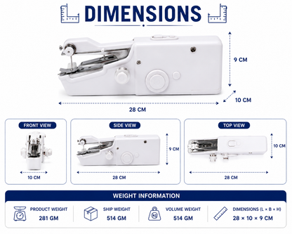 Portable Mini Electric Cordless Sewing Machine