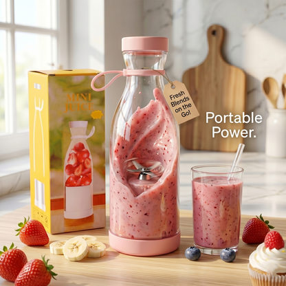 Portable Electric Mini USB Bottle Juicer Blender