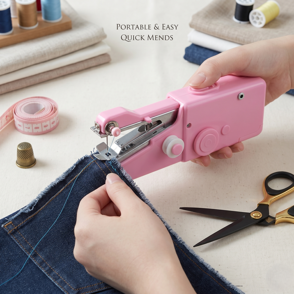 electric Handy Stitch Handheld Sewing Machine for Emergency Sewing