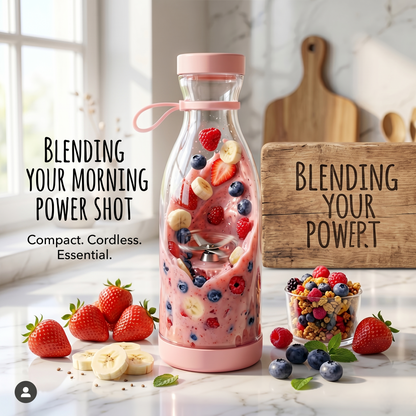 Portable Electric Mini USB Bottle Juicer Blender