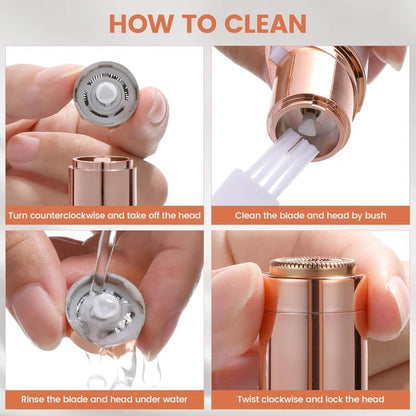 Rechargeable Facial Hair Remover Set For Women 1 Set