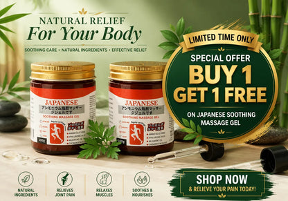 Japanese Instant Pain Relief Soothing Massage Gel (BUY 1 GET 1)