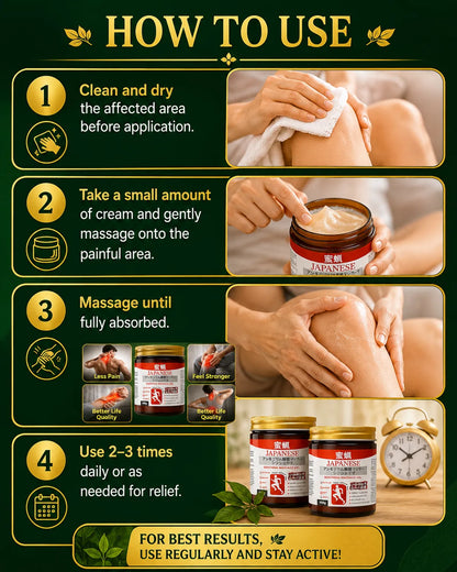 Japanese Instant Pain Relief Soothing Massage Gel (BUY 1 GET 1)