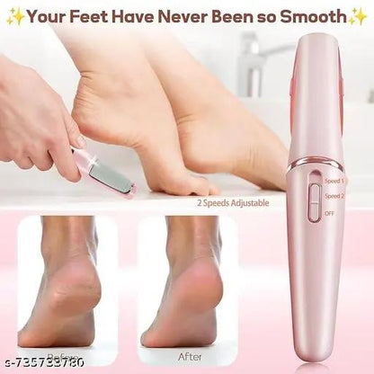 Rechargeable Portable Electric Foot File for Smooth Feet