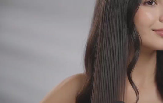 Hair Straightener Used While Massaging Hair Scalps Head., Hair accessories